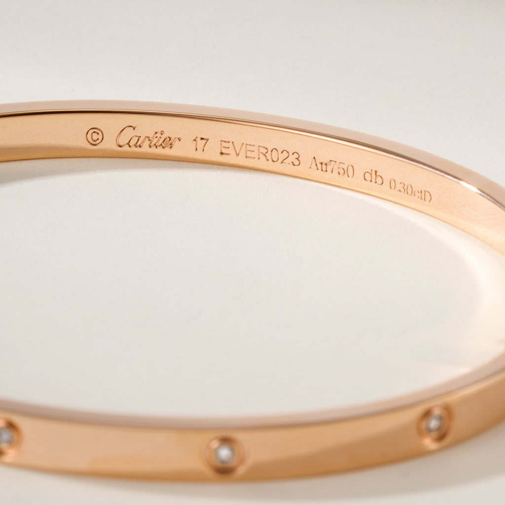 [AURORA]LOVE BRACELET 3.65MM 10 DIAMONDS