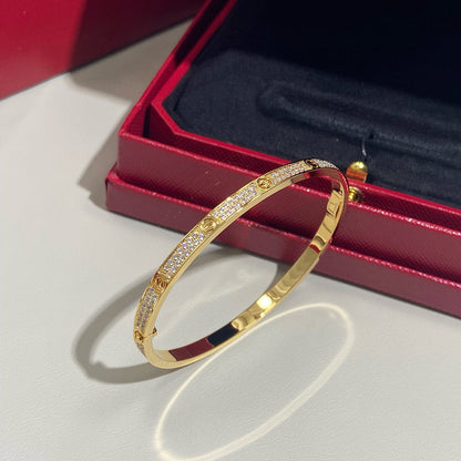 [AURORA]LOVE BRACELET 3.65MM DIAMOND-PAVED