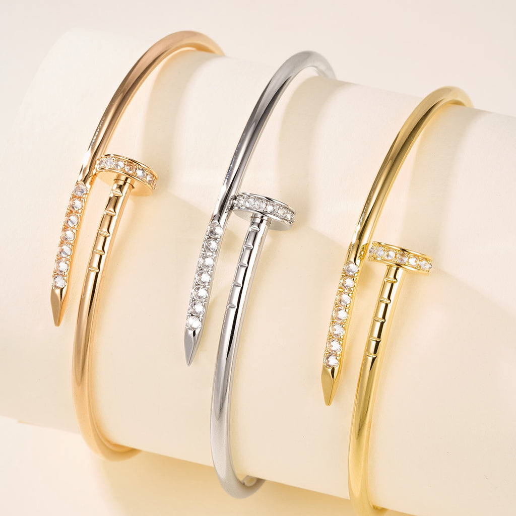 [AURORA]JUSTE BRACELET 2.5MM DIAMONDS