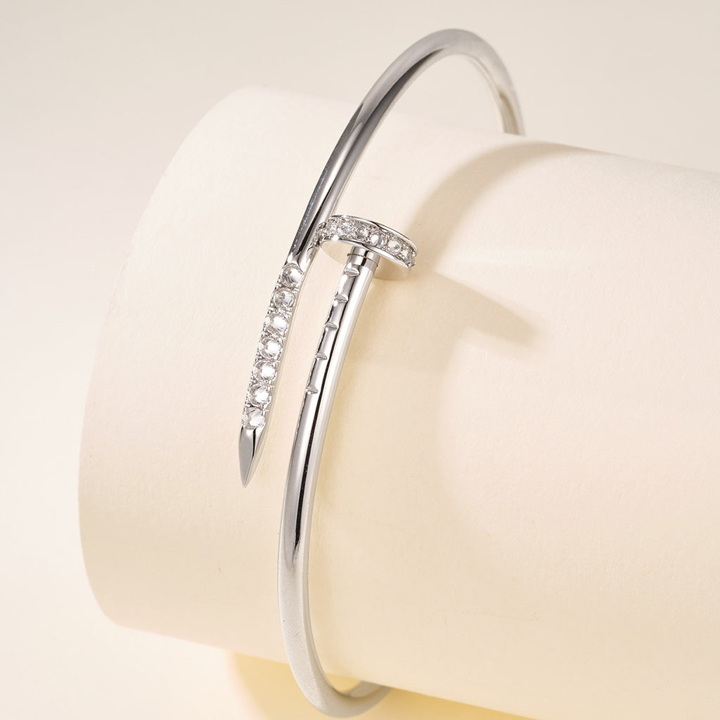 [AURORA]JUSTE BRACELET 2.5MM DIAMONDS
