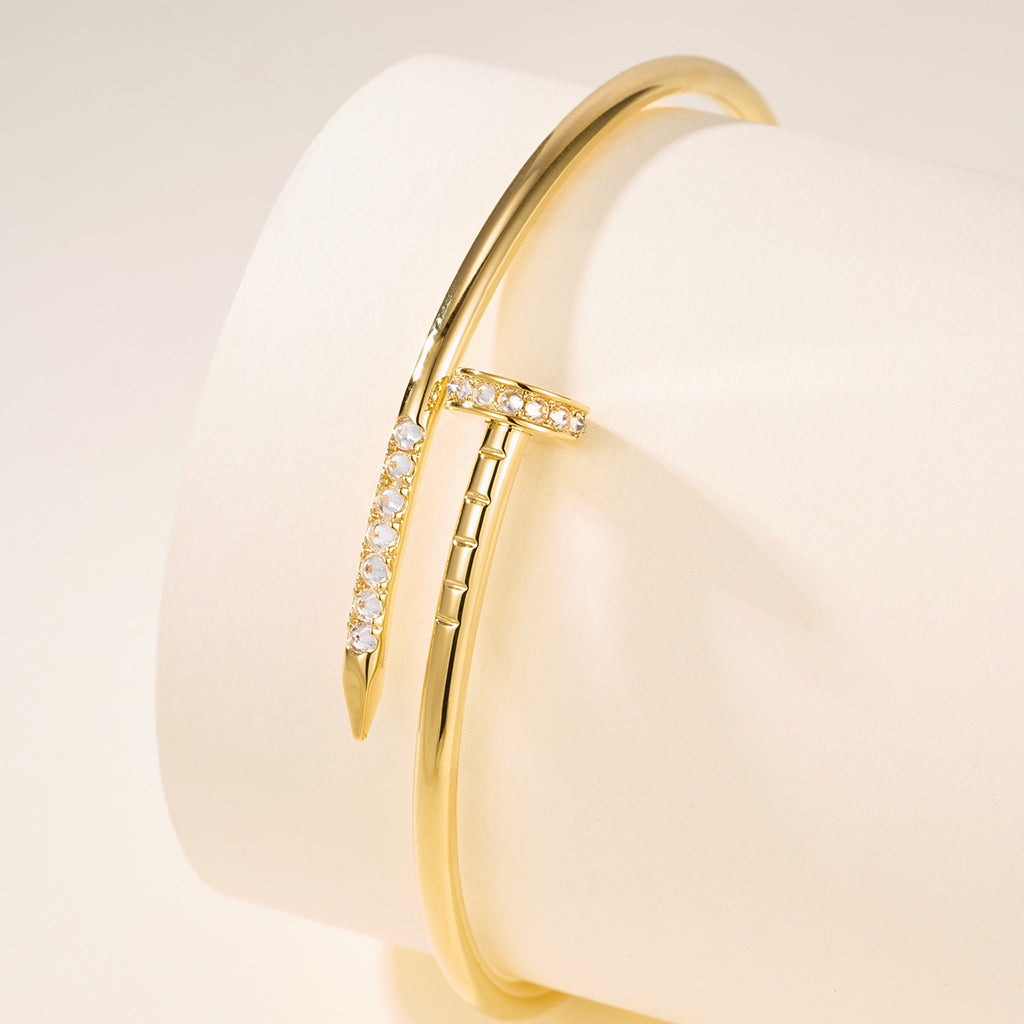 [AURORA]JUSTE BRACELET 2.5MM DIAMONDS
