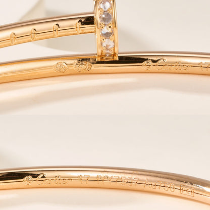 [AURORA]JUSTE BRACELET 2.5MM DIAMONDS