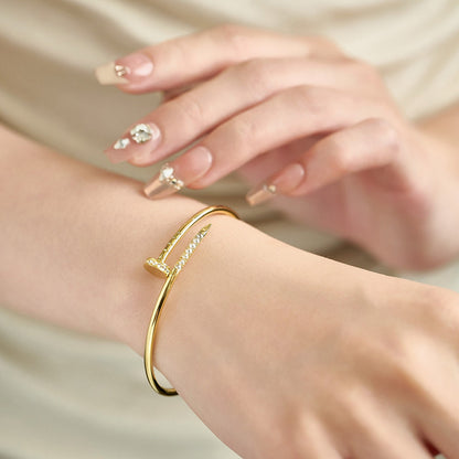 [AURORA]JUSTE BRACELET 2.5MM DIAMONDS