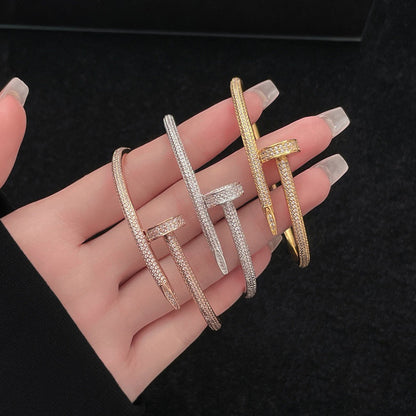 [AURORA]JUSTE BRACELET 3.5MM ALL DIAMONDS