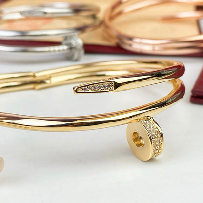 [AURORA]JUSTE BRACELET 3.5MM DOUBLE ROW DIAMOND