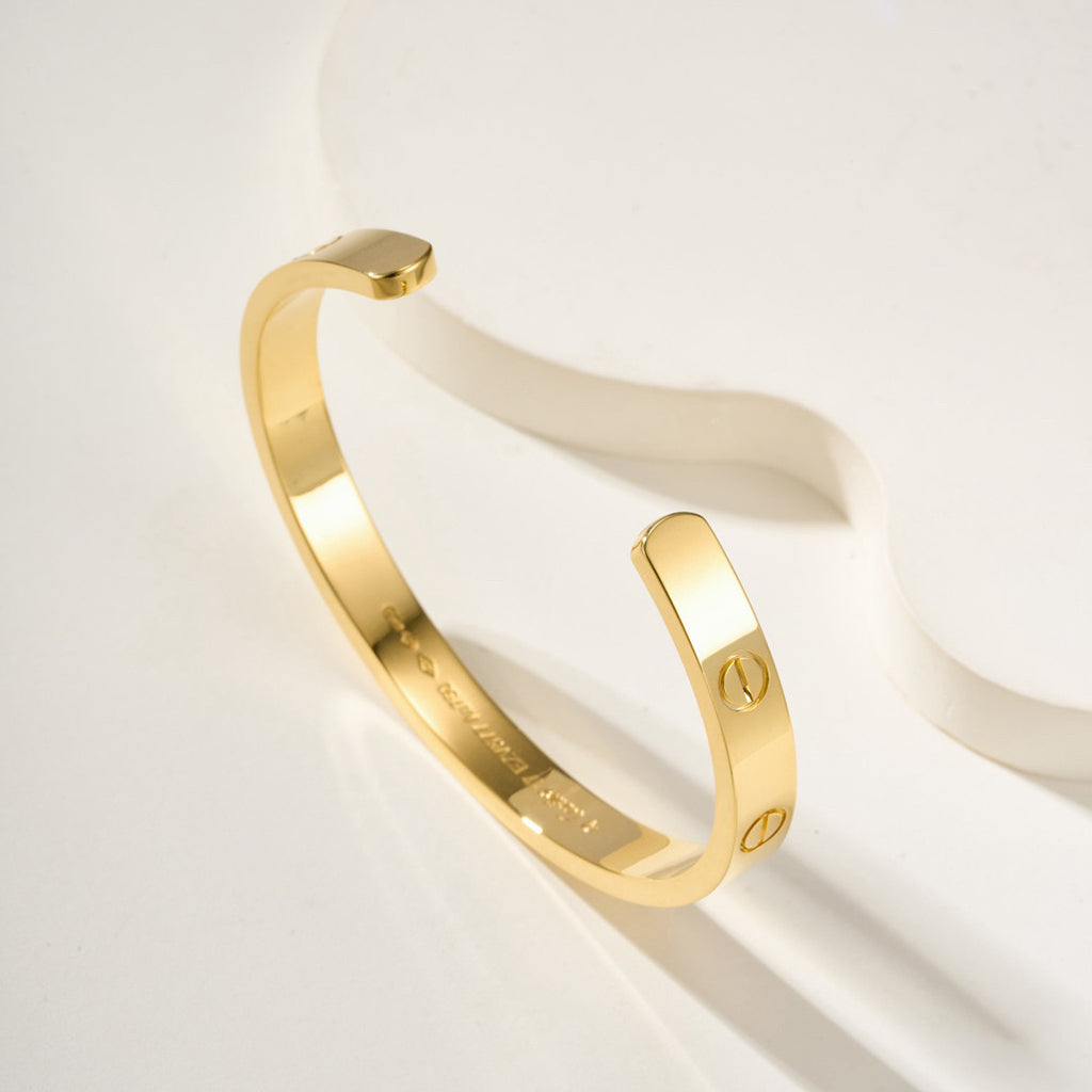 [AURORA]LOVE BRACELET 6.1MM OPEN CUFF