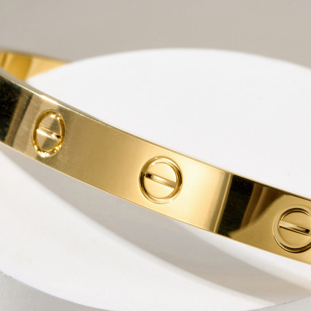 [AURORA]LOVE BRACELET 6.1MM OPEN CUFF