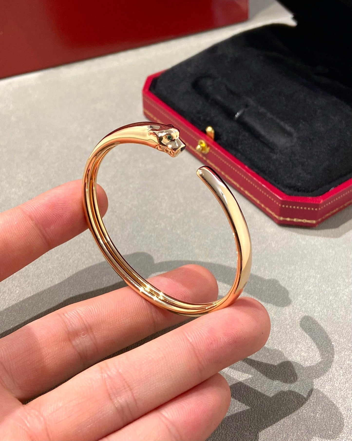 [AURORA]PANTHERE OPEN BRACELET