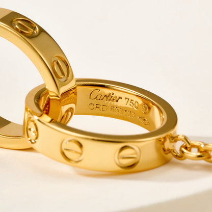 [AURORA]LOVE BRACELET DOUBLE RING
