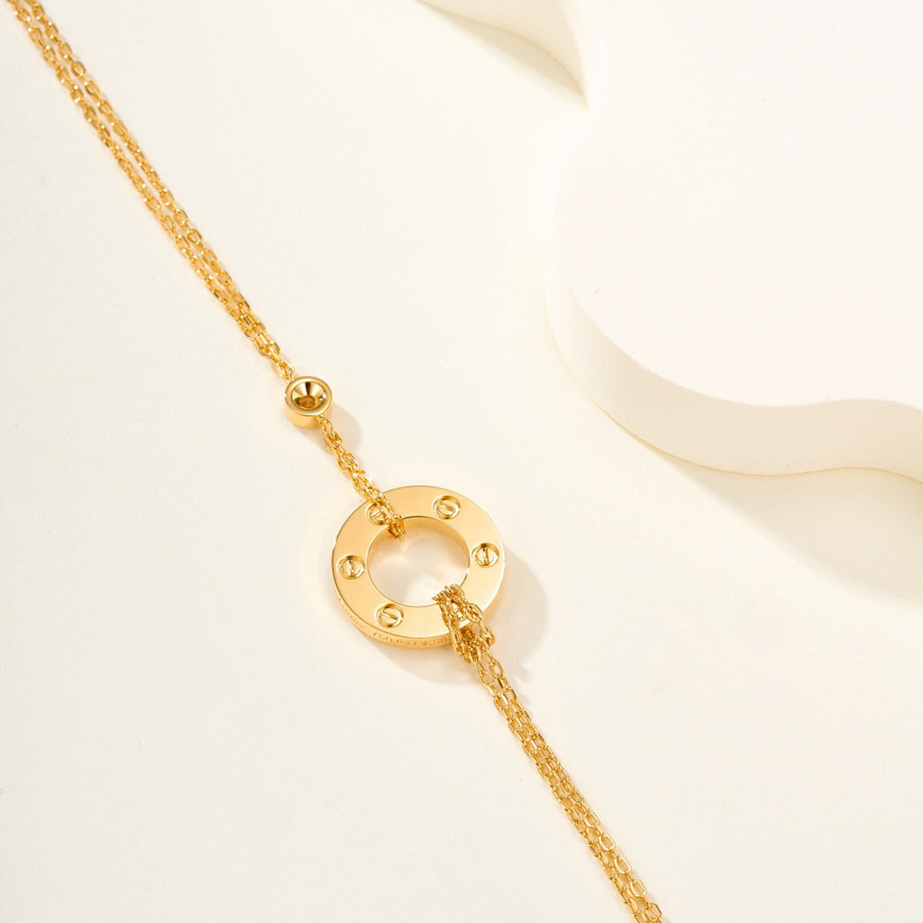 [AURORA]LOVE BRACELET 2 DIAMOND