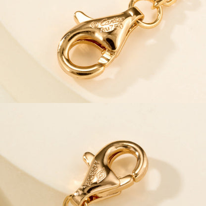 [AURORA]LOVE DOUBLE RING FULL DIAMOND BRACELET