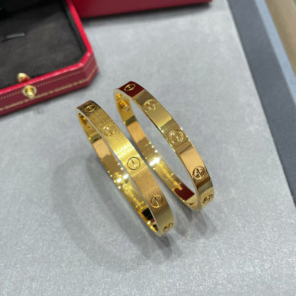 [AURORA]LOVE BRACELET 6.1MM BRUSHED