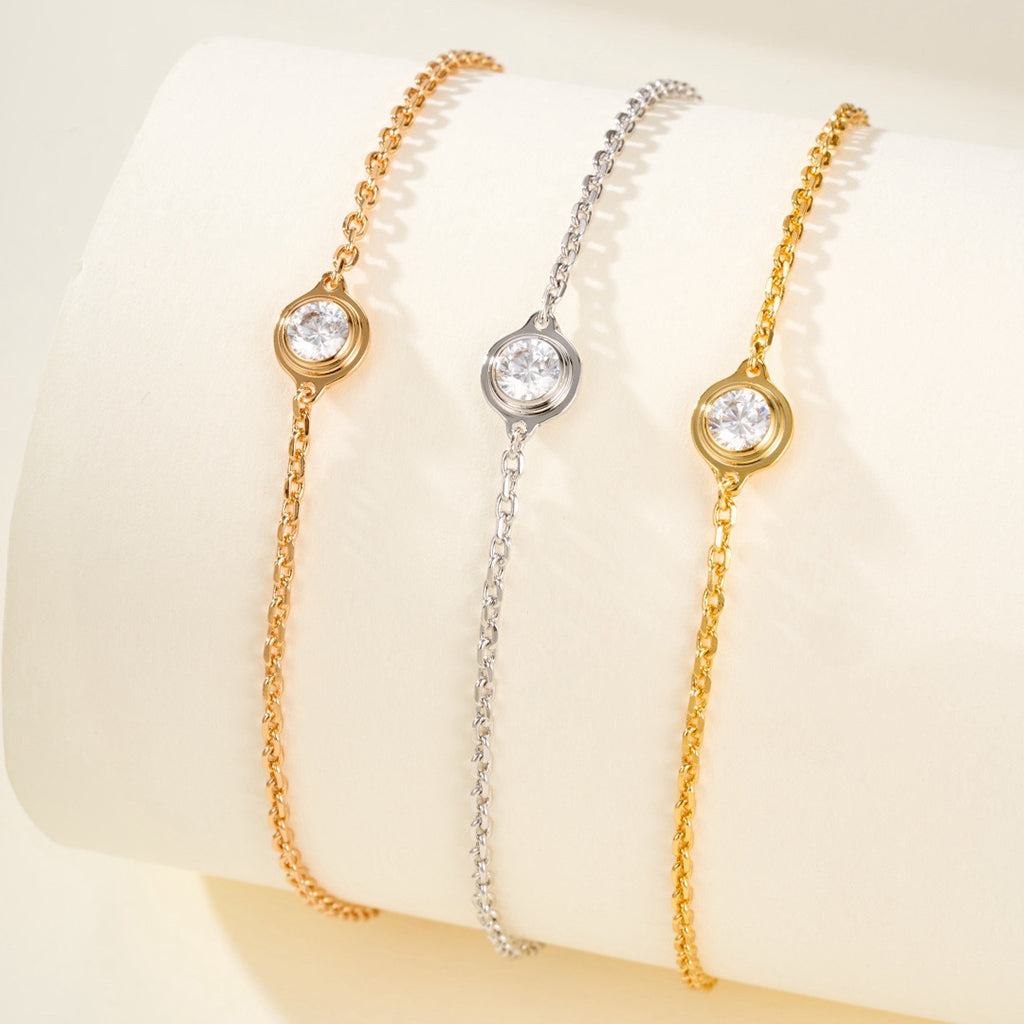 [AURORA]DAMOUR BRACELET 1 DIAMOND