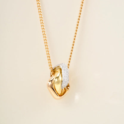 [AURORA]TRINITY CUSHION NECKLACE COLLECTION