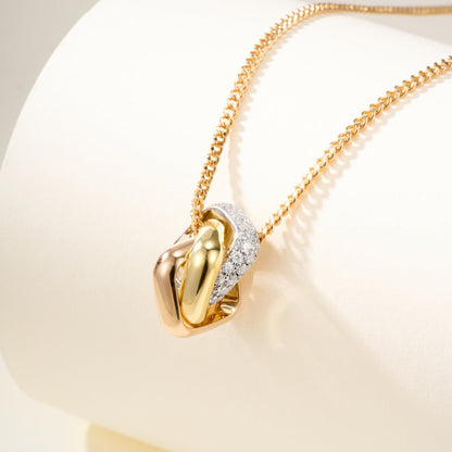 [AURORA]TRINITY CUSHION NECKLACE COLLECTION
