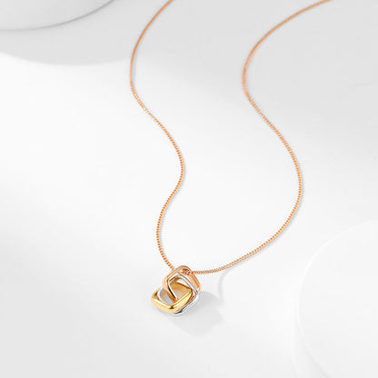 [AURORA]TRINITY CUSHION NECKLACE COLLECTION