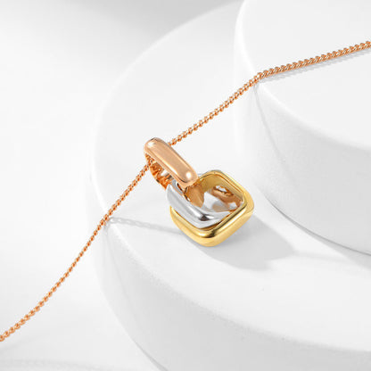 [AURORA]TRINITY CUSHION NECKLACE COLLECTION
