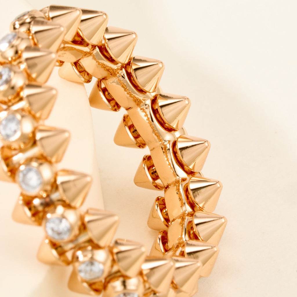 [AURORA]CLASH 6.8MM DIAMOND MEDIUM RING