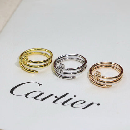 [AURORA]JUSTE RING 4.8MM HALF DIAMOND