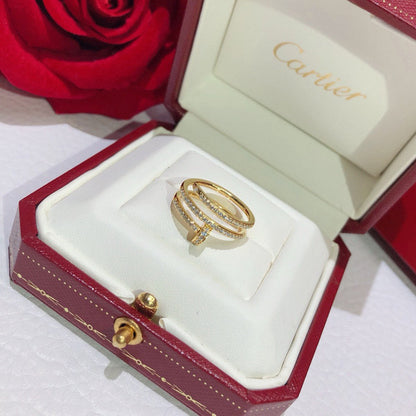 [AURORA]JUSTE RING 4.8MM FULL DIAMOND