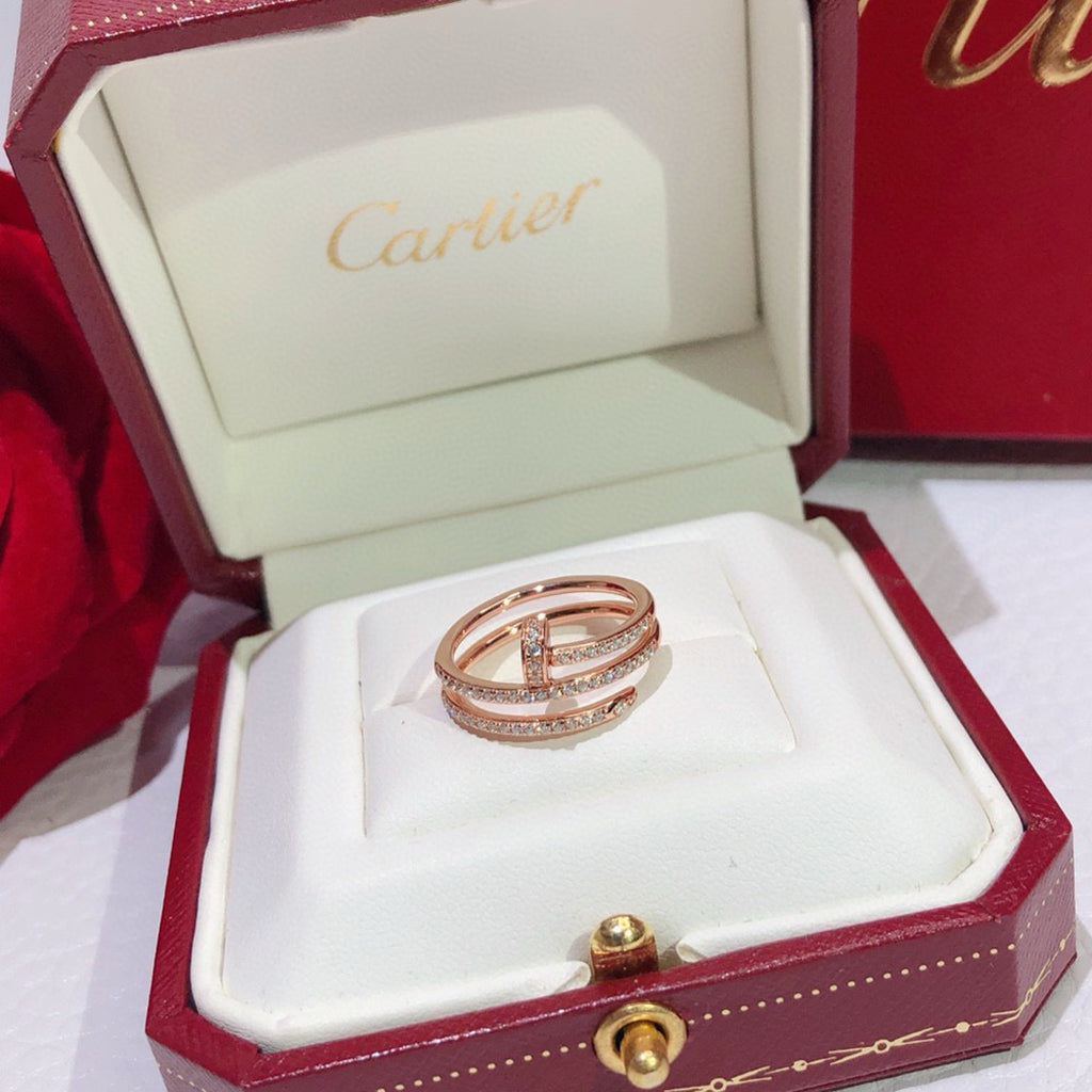 [AURORA]JUSTE RING 4.8MM FULL DIAMOND