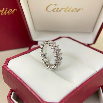 [AURORA]CLASH 6.4MM SMALL FULL DIAMOND RING