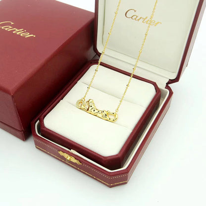 [AURORA]PANTHERE FULL DIAMOND NECKLACE