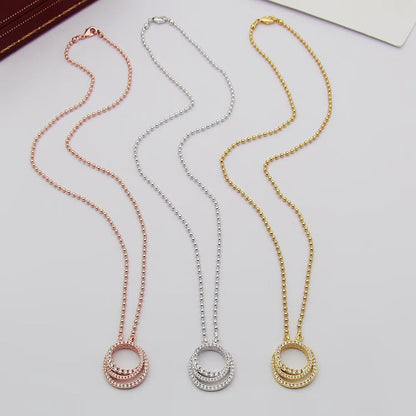 [AURORA]ETINCELLE  FULL DIAMOND NECKLACE