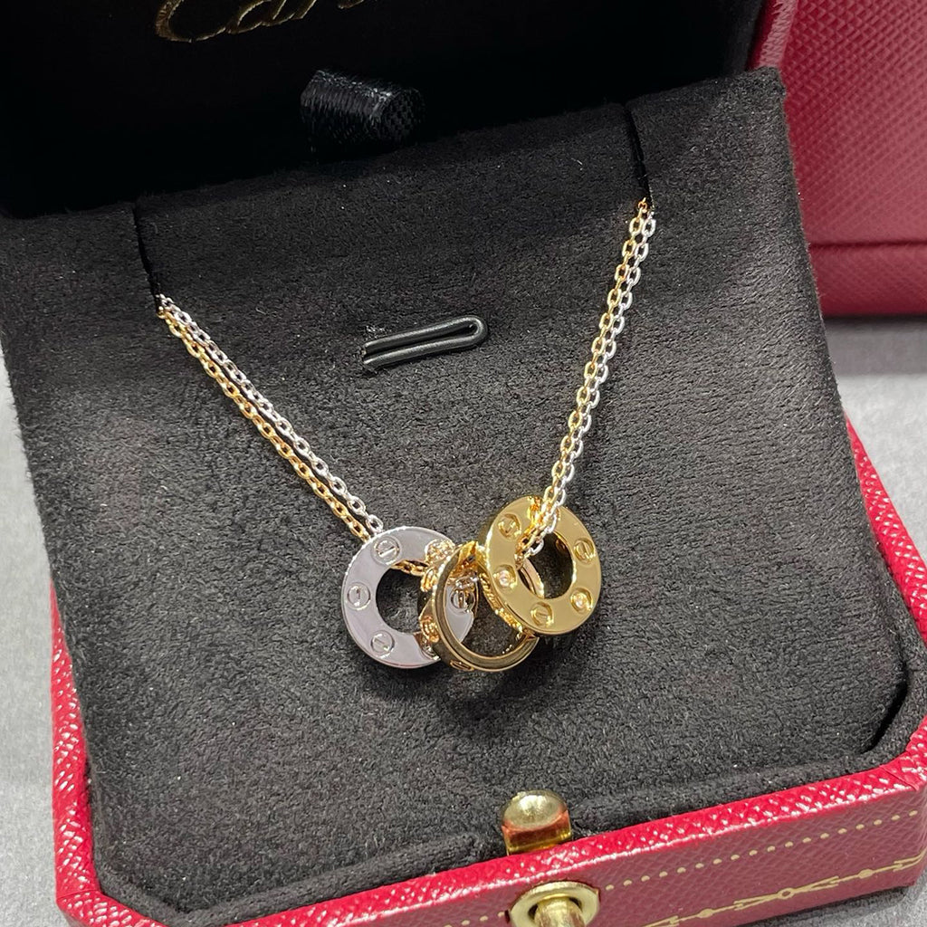 [AURORA]LOVE 6 DIAMOND PENDANT NECKLACE
