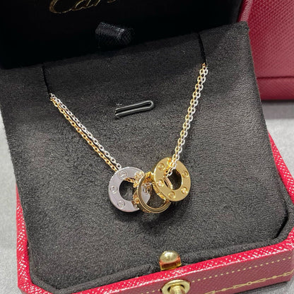 [AURORA]LOVE 6 DIAMOND PENDANT NECKLACE