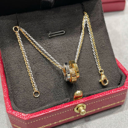 [AURORA]LOVE 6 DIAMOND PENDANT NECKLACE