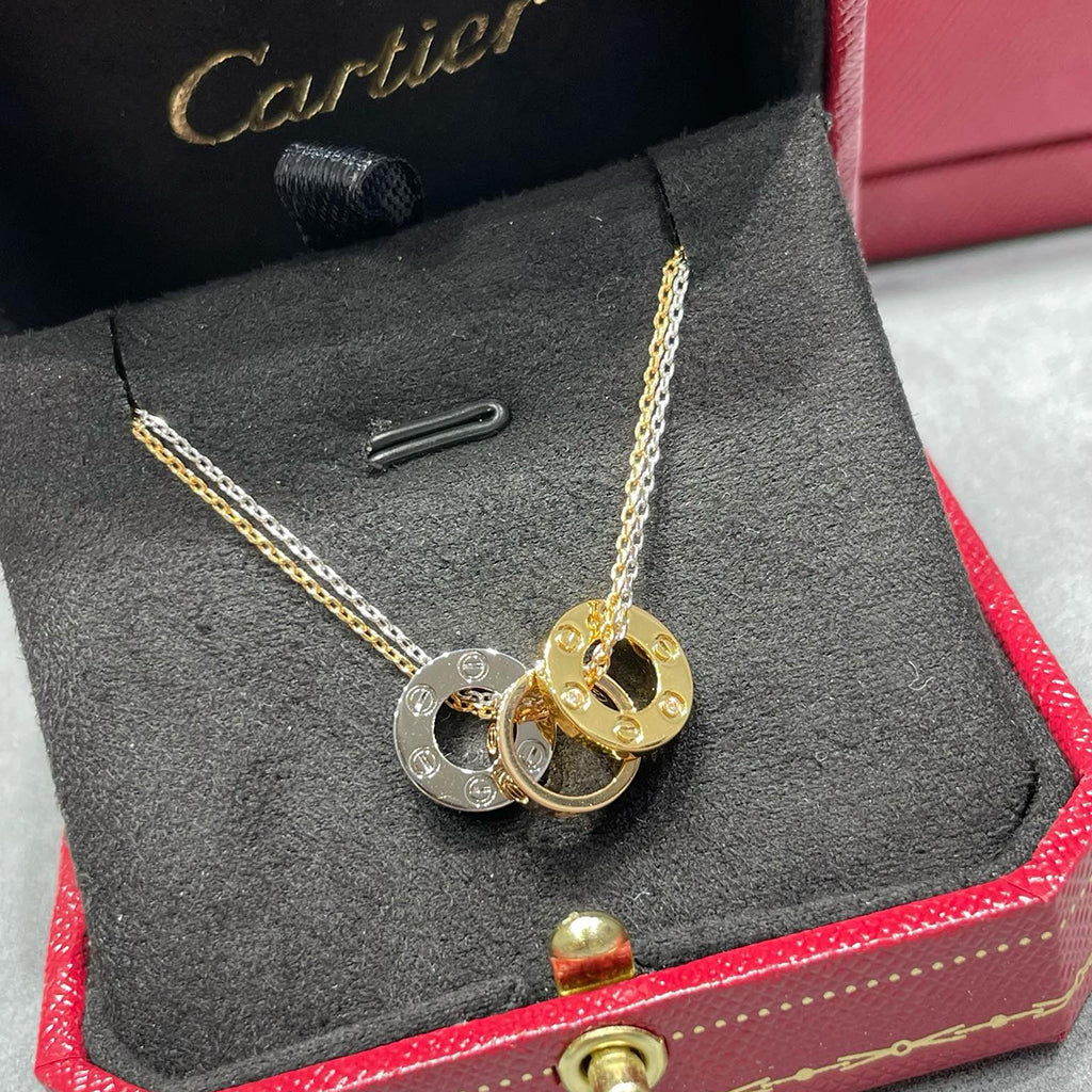 [AURORA]LOVE 6 DIAMOND PENDANT NECKLACE