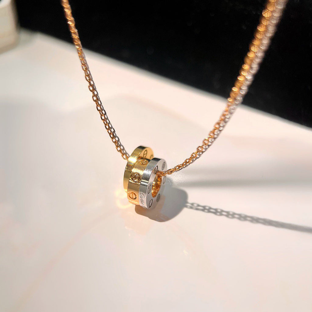 [AURORA]LOVE 6 DIAMOND PENDANT NECKLACE