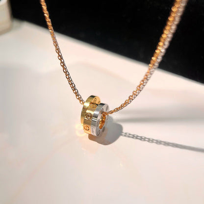 [AURORA]LOVE 6 DIAMOND PENDANT NECKLACE