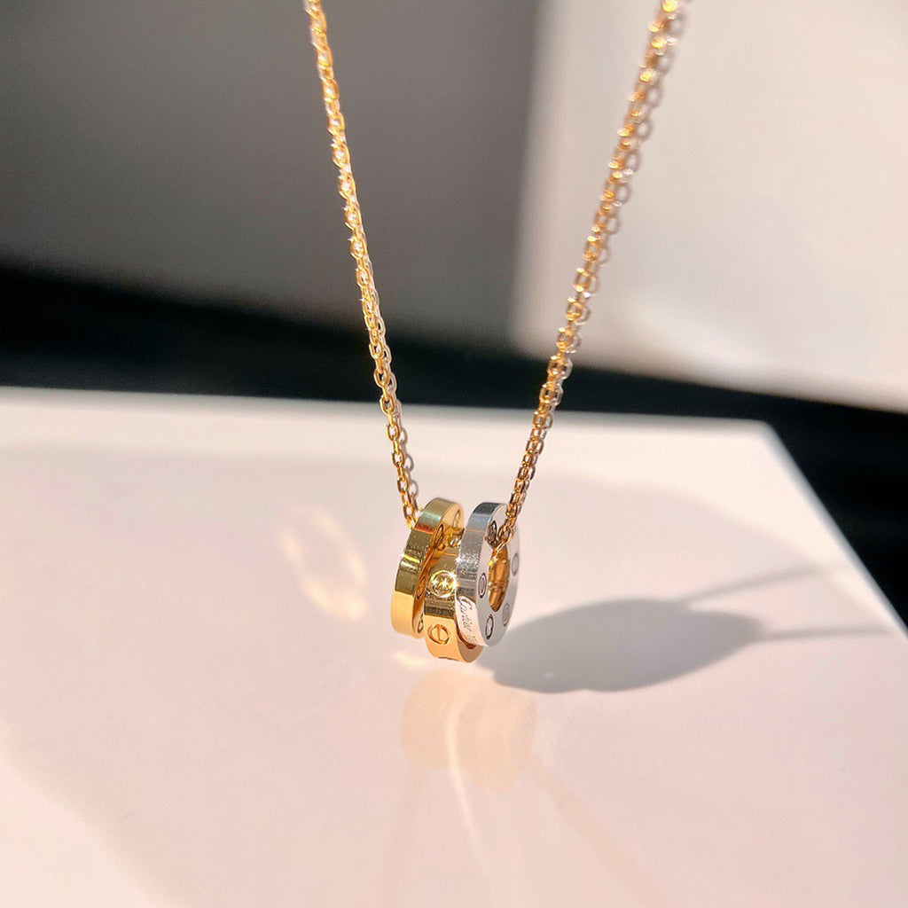[AURORA]LOVE 6 DIAMOND PENDANT NECKLACE