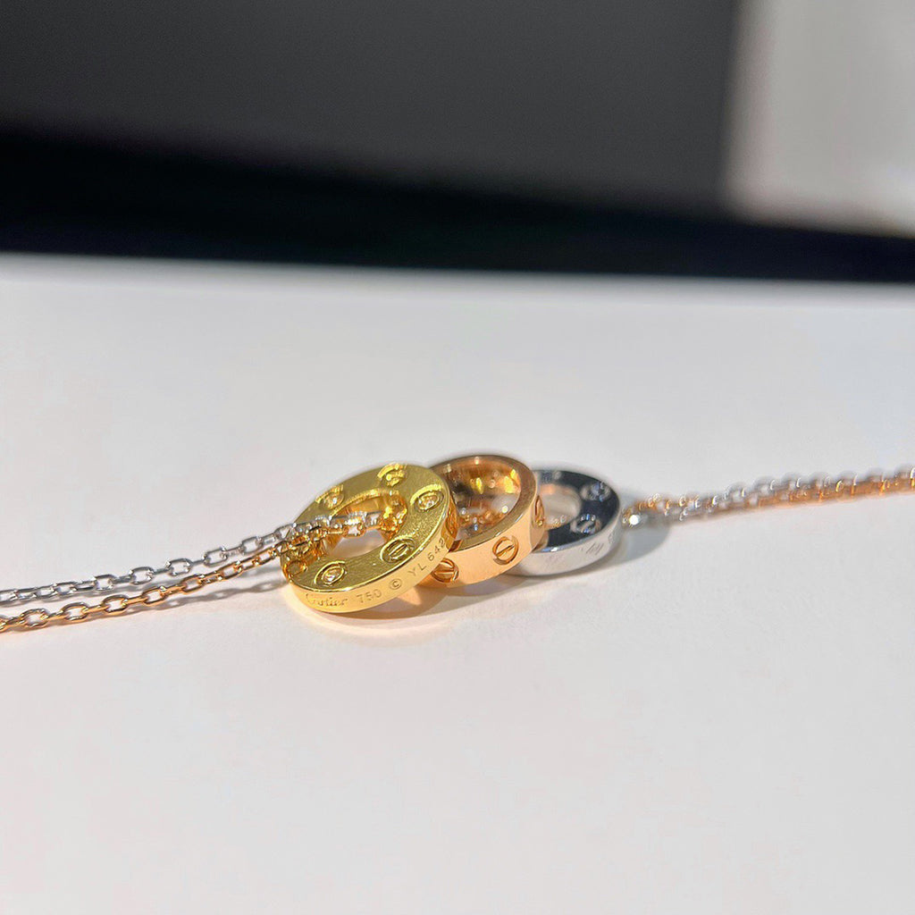[AURORA]LOVE 6 DIAMOND PENDANT NECKLACE