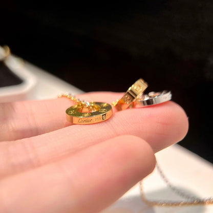[AURORA]LOVE 6 DIAMOND PENDANT NECKLACE
