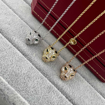 [AURORA]PANTHERE FULL DIAMOND NECKLACE