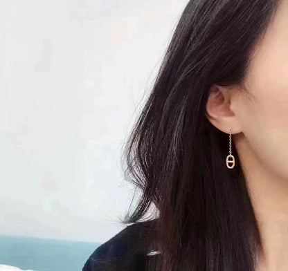 [Baslove]CHAINE TASSEL EARRINGS