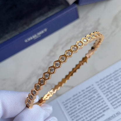 [Baslove]BEE LOVE GOLD BRACELET FULL DIAMOND