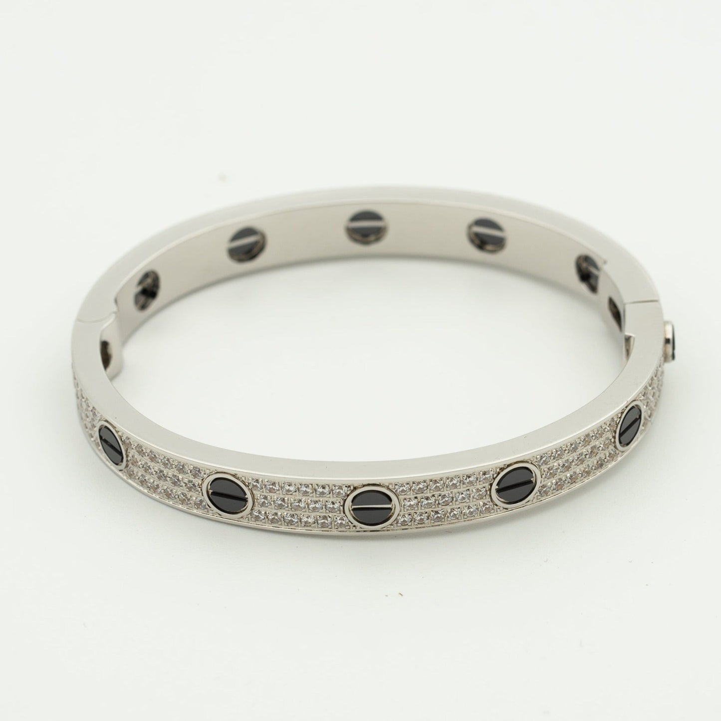 [Baslove]LOVE BRACELET 6.1MM DIAMOND-PAVED CERAMIC