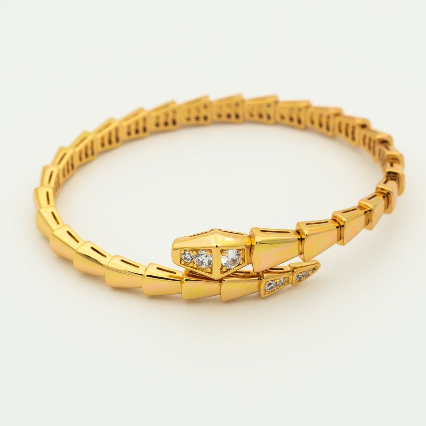 [Baslove]SERPENTI BRACELET DIAMONDS GOLD