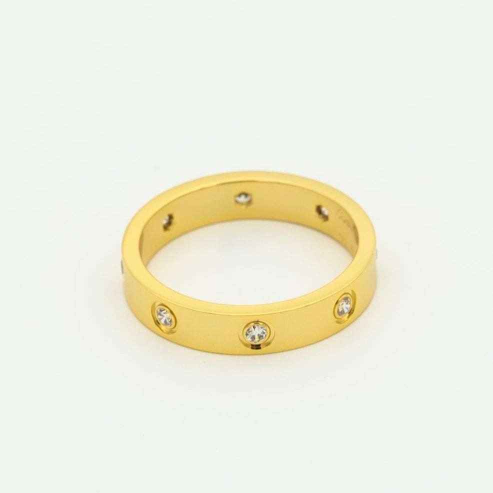 [Baslove]LOVE RING 3.6MM 8 DIAMONDS