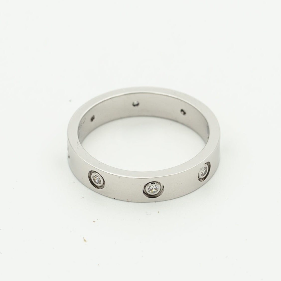 [Baslove]LOVE RING 3.6MM 8 DIAMONDS