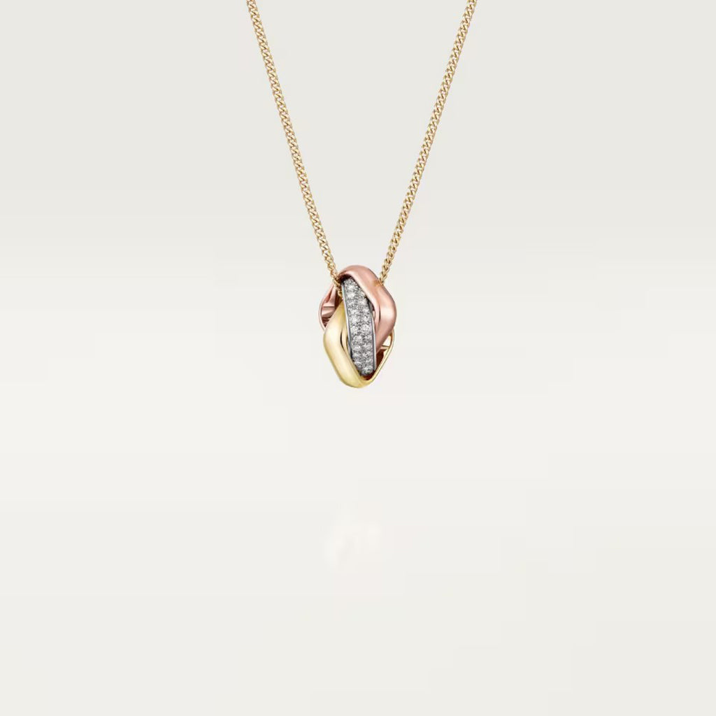 [AURORA]TRINITY CUSHION NECKLACE COLLECTION