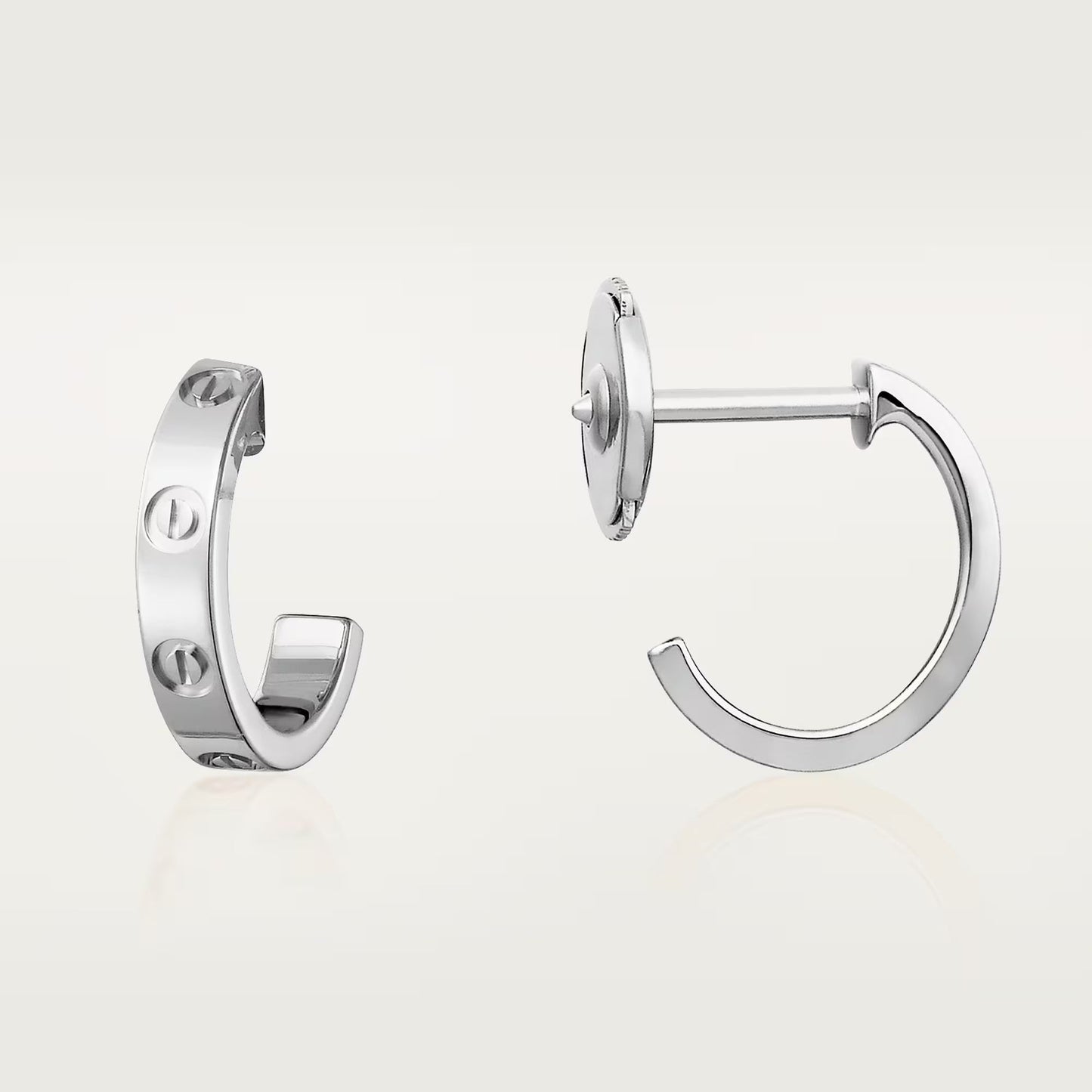 [AURORA]LOVE EARRINGS 2.65 MM NO DIAMOND SMALL