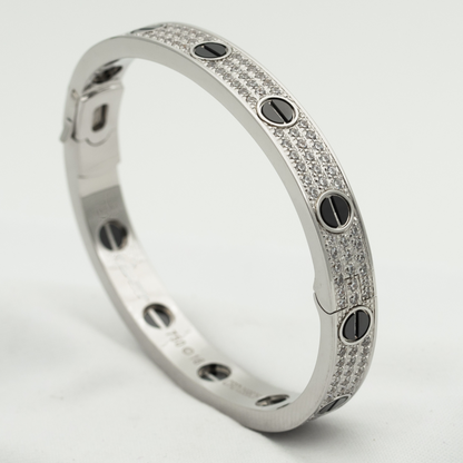 [Baslove]LOVE BRACELET 6.1MM DIAMOND-PAVED CERAMIC