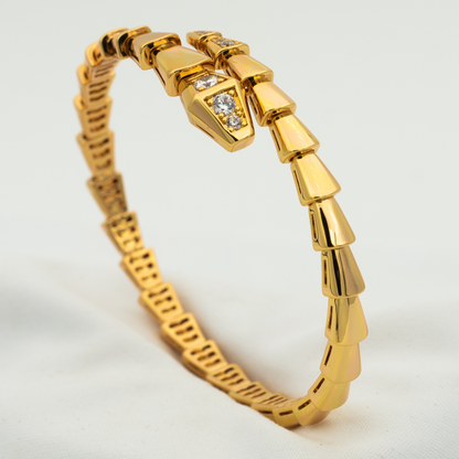 [Baslove]SERPENTI BRACELET DIAMONDS GOLD