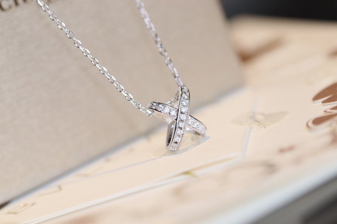 [Baslove]JEUX DE DIAMOND NECKLACE