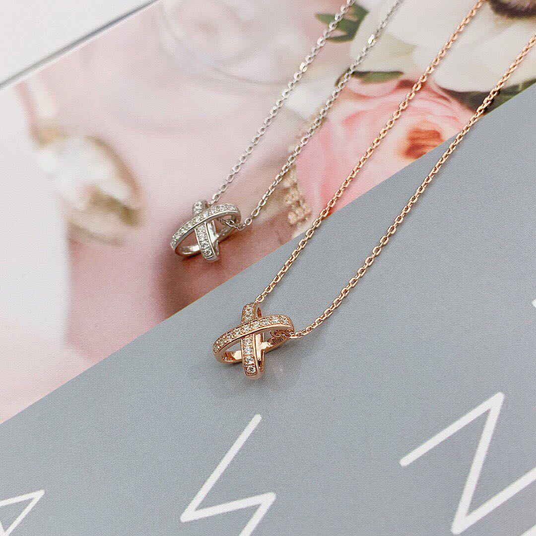 [Baslove]JEUX DE DIAMOND NECKLACE